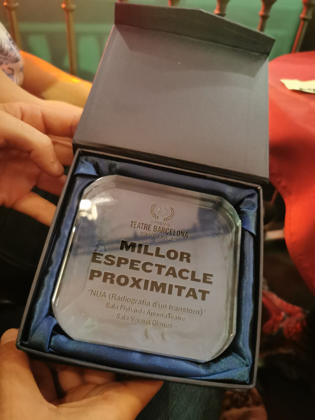 MILLOR ESPECTACLE DE PROXIMITAT ALS PREMIS TB